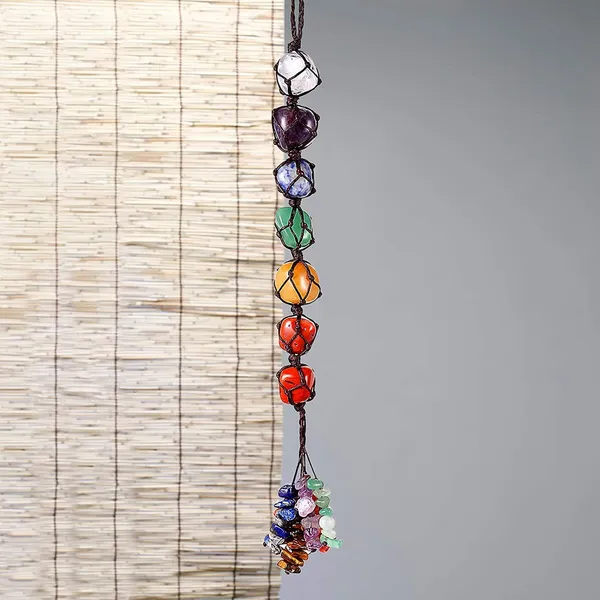 7_Chakra_Hanging_Ornament_Gemstones_Reiki_Healing_Crystals_Indoor_Good_Luck_Decor_Yoga_Meditation_Protection_Tumbled_Palm_Stones