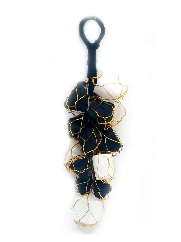 Natural_Black_Tourmaline_And_Selenite_Rough_Chunks_Vastu_Correction_Yin_Yang_Door_Hanging_For_Protection_From_Negative_Energy_Evil_Eyes