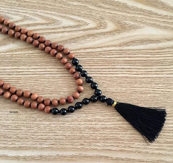 Sandalwood_108_1_109_Bead_Tourmaline_Necklace_For_Unisex_Black