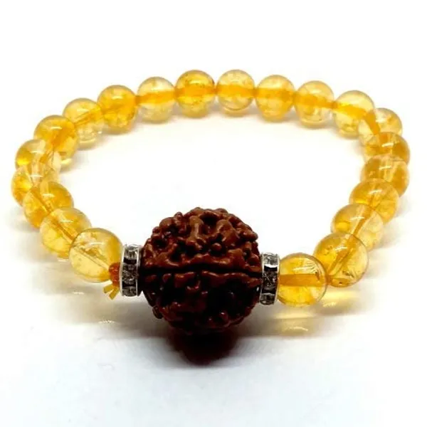 Certified_Citrine_Stone_Bracelet_With_5_Mukhi_Face_Nepal_Rudraksha_Natural_Citrine_Bracelet_Unisex_Aaa_Quality