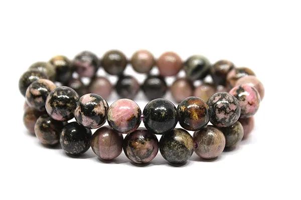 Natural_Rhodonite_Bracelet_Certified_Natural_Rhodonite_Bracelet_Aaa_Quality_Rhodonite_Bracelet_8Mm_Beads_Size_Unisex_Bracelet