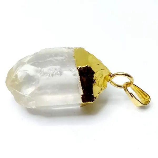 Natural_Herkimer_Diamond_Crystal_Pendant_Certified_43Ct_Herkimer_Diamond_Crystal_Pendant_With_Golden_Chain_Export_Quality_Certified_Herkimer_Diamond