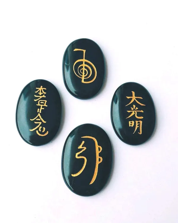 Black_Tourmaline_Reiki_Symbol_Set_Reiki_Symbol_Crystal_Set_Reiki_Symbol_Stone_Reiki_Symbol_Set_4_Pc_For_Reiki_Healing_And_Crystal_Healing_Stones_Color_Black
