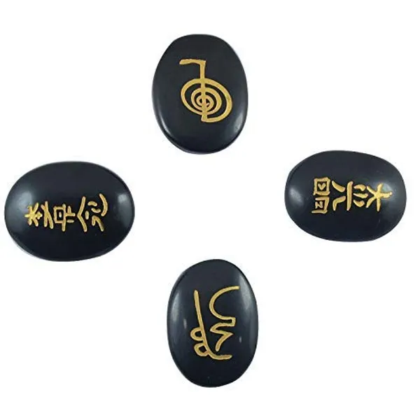 Black_Tourmaline_Reiki_Symbol_Set_Reiki_Symbol_Crystal_Set_Reiki_Symbol_Stone_Reiki_Symbol_Set_4_Pc_For_Reiki_Healing_And_Crystal_Healing_Stones_Color_Black