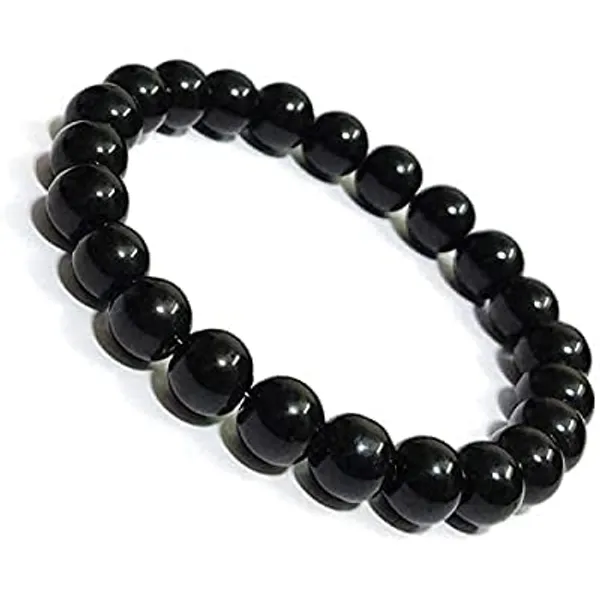 Men_S_And_Women_S_Tourmaline_8Mm_Beads_Size_Bracelet_Black