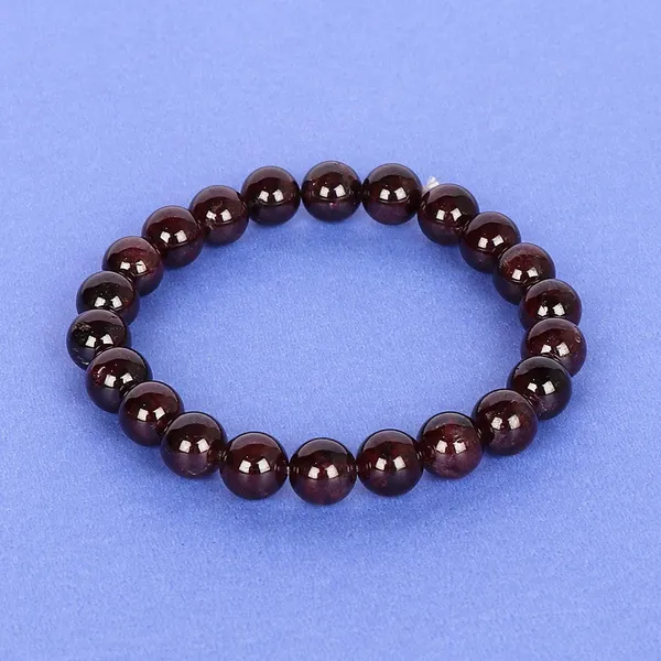 Garnet_Bracelet_8Mm_Beads_Size_Natural_Garnet_Bracelet_Certified_Garnet_Bracelet