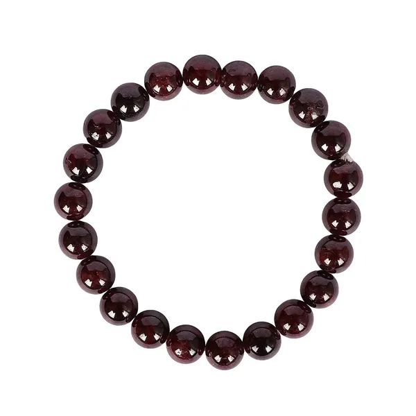 Garnet_Bracelet_8Mm_Beads_Size_Natural_Garnet_Bracelet_Certified_Garnet_Bracelet