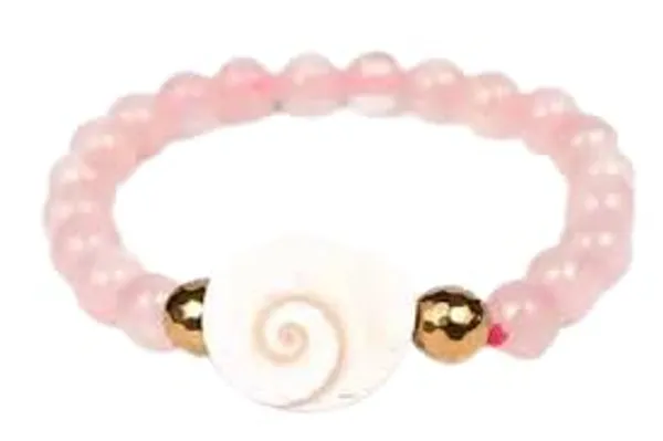 Gomti_Chakra_Bracelet_With_Rose_Quartz_Gomti_Chakra_Rose_Quartz_Bracelet_Gomti_Chakra_Rose_Quartz_Bracelet_Free_Size_Bracelet