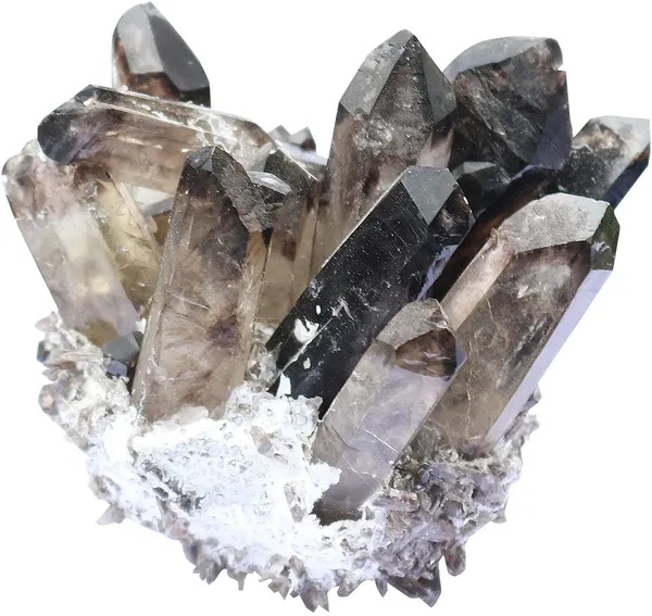 2500Ct_Smoky_Quartz_Crystal_Cluster_Crystal_Vug_Mineral_Samples_Home_Decoration_Crystal_Collection_Degaussing_Stone_Reiki_Healing_1Pc