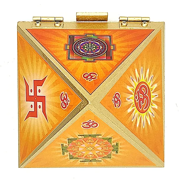 Vastu_Feng_Shui_Wooden_Pyramid_Wish_Cash_Reiki_Box_Yantra_Stickers_Home_Office_Temple_Size_4_Inches