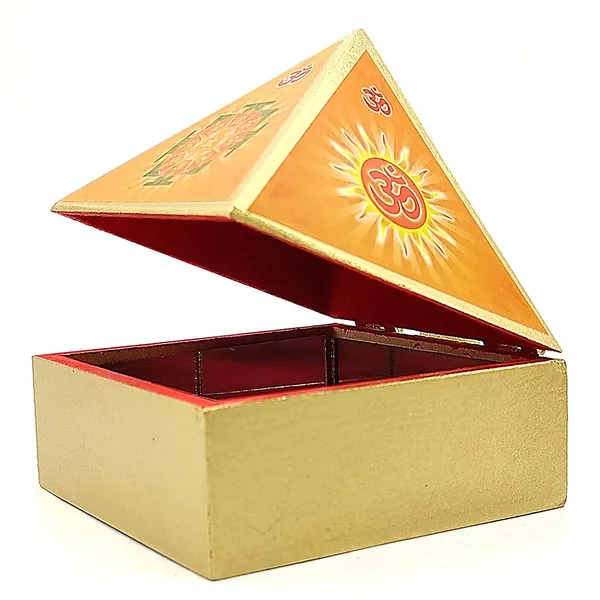Vastu_Feng_Shui_Wooden_Pyramid_Wish_Cash_Reiki_Box_Yantra_Stickers_Home_Office_Temple_Size_4_Inches