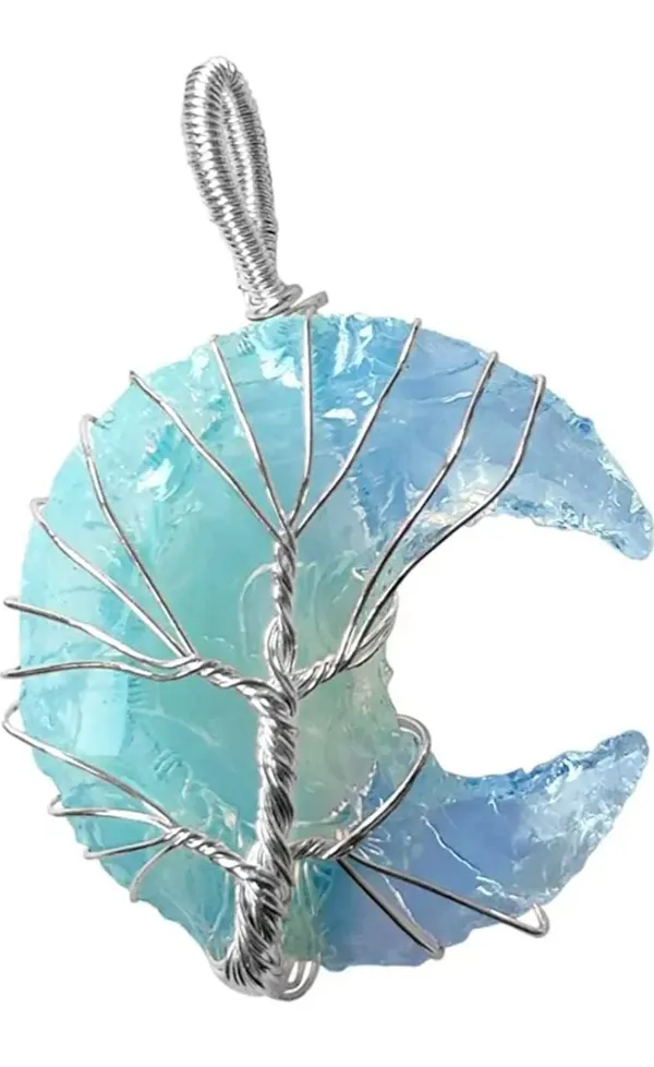Vaastu_Pradiep_Moon_Wire_Wrapped_Crescent_Pendant_Half_Star_For_Men_And_Women