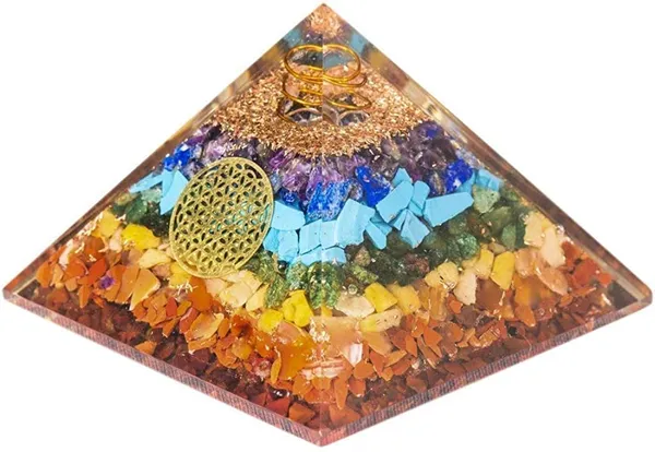 7_Chakra_Pyramid_Copper_Flower_Of_Life_Logo_For_Wealth_Prosperity_Success_7_Chakra_Pyramid
