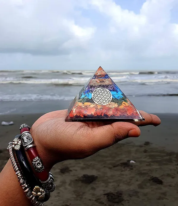 7_Chakra_Pyramid_Copper_Flower_Of_Life_Logo_For_Wealth_Prosperity_Success_7_Chakra_Pyramid