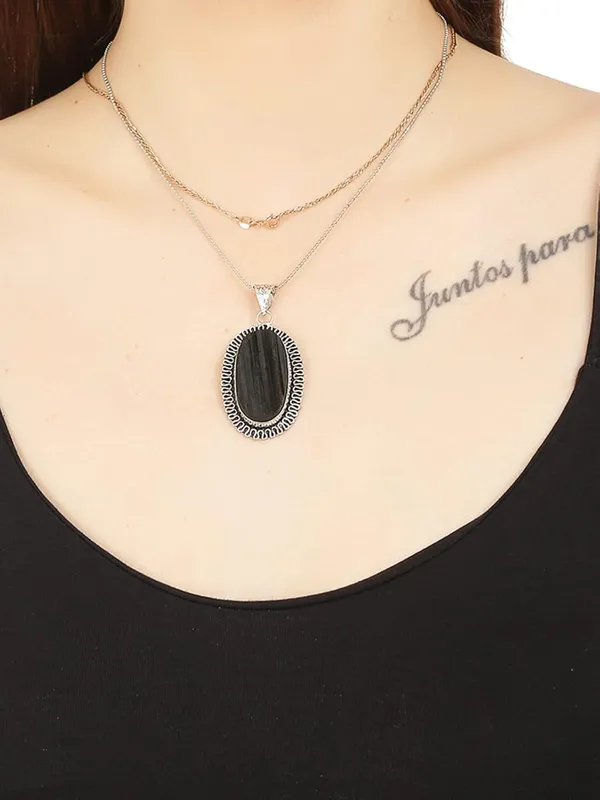 Natural_Black_Tourmaline_Crystal_Pendant_Unisex_Pendant_925_Solid_Sterling_Silver