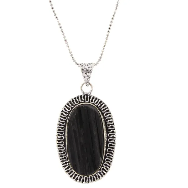 Natural_Black_Tourmaline_Crystal_Pendant_Unisex_Pendant_925_Solid_Sterling_Silver