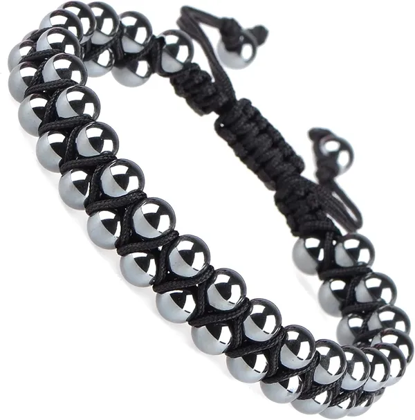 Natural_Garnet_Bracelet_Double_Layer_6Mm_Beads_Size_Unisex_Bracelet