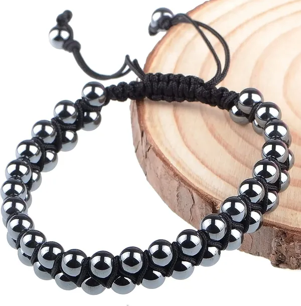Natural_Garnet_Bracelet_Double_Layer_6Mm_Beads_Size_Unisex_Bracelet