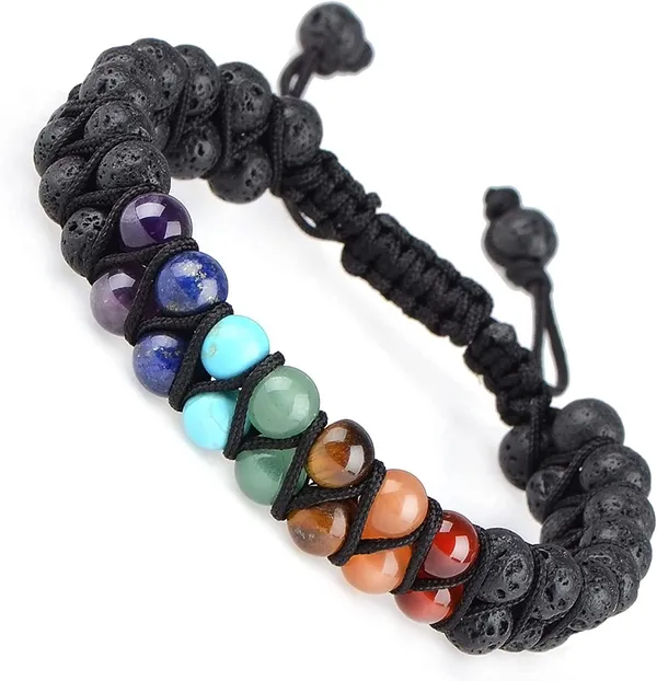 Natural_Garnet_Bracelet_Double_Layer_6Mm_Beads_Size_Unisex_Bracelet