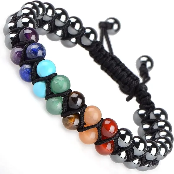 Natural_Garnet_Bracelet_Double_Layer_6Mm_Beads_Size_Unisex_Bracelet