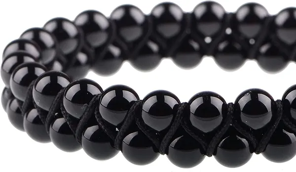 Natural_Garnet_Bracelet_Double_Layer_6Mm_Beads_Size_Unisex_Bracelet