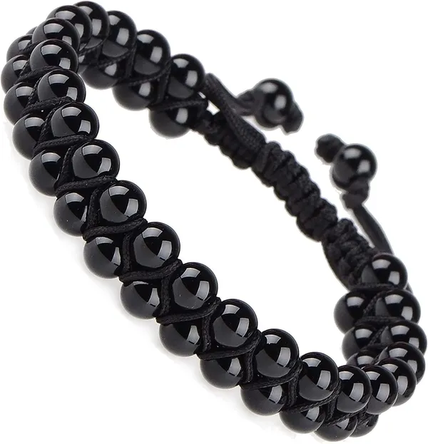 Natural_Garnet_Bracelet_Double_Layer_6Mm_Beads_Size_Unisex_Bracelet