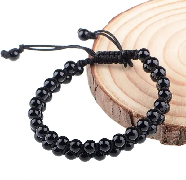 Natural_Garnet_Bracelet_Double_Layer_6Mm_Beads_Size_Unisex_Bracelet