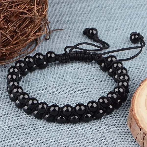 Natural_Garnet_Bracelet_Double_Layer_6Mm_Beads_Size_Unisex_Bracelet