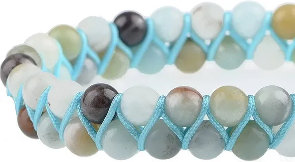 Natural_Garnet_Bracelet_Double_Layer_6Mm_Beads_Size_Unisex_Bracelet