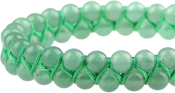 Natural_Garnet_Bracelet_Double_Layer_6Mm_Beads_Size_Unisex_Bracelet