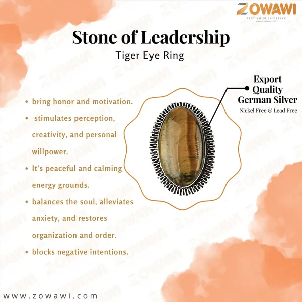 Natural_Tiger_Eye_Adjustable_Unisex_Ring_In_German_Silver