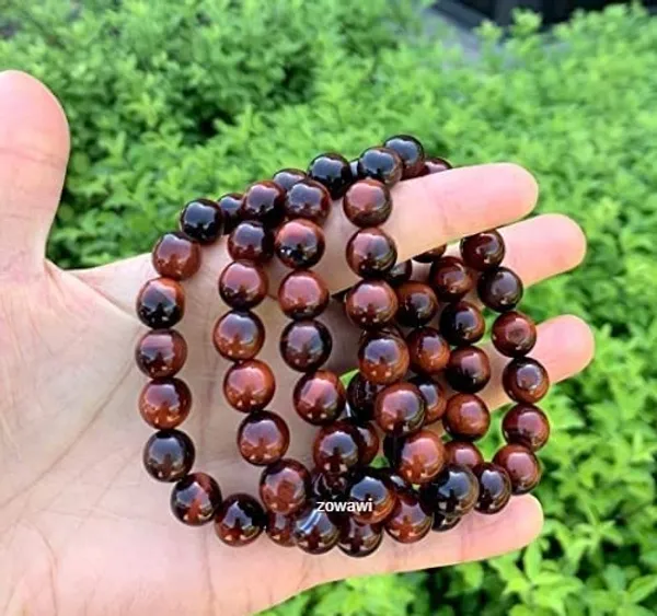 Natural_Red_Tiger_Eye_Bracelet_10Mm_Beads_Size_Unisex_Bracelet
