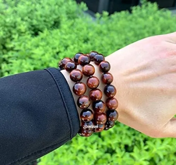 Natural_Red_Tiger_Eye_Bracelet_10Mm_Beads_Size_Unisex_Bracelet