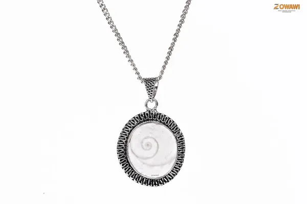 Natural_Energized_Gomti_Chakra_Pendant_In_Silver_Aaa_Quality_Unisex_Gomti_Chakra_Pendant