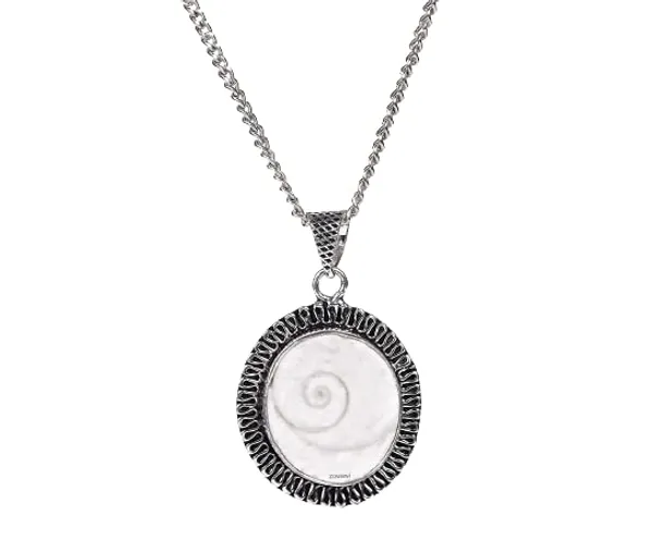 Natural_Energized_Gomti_Chakra_Pendant_In_Silver_Aaa_Quality_Unisex_Gomti_Chakra_Pendant