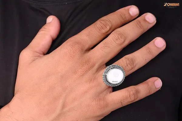 Natural_Pyrite_Rose_Quartz_Tiger_Eye_Carnelian_Malachite_Rings_In_Sterling_Silver