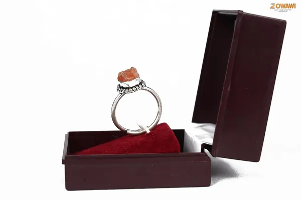 Natural_Pyrite_Rose_Quartz_Tiger_Eye_Carnelian_Malachite_Rings_In_Sterling_Silver