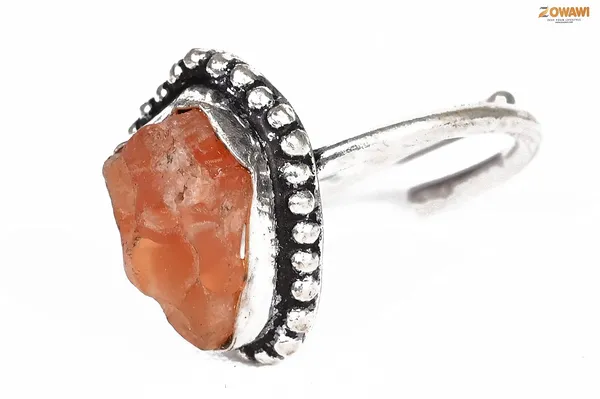 Natural_Pyrite_Rose_Quartz_Tiger_Eye_Carnelian_Malachite_Rings_In_Sterling_Silver