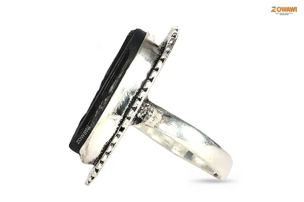 Natural_Pyrite_Rose_Quartz_Tiger_Eye_Carnelian_Malachite_Rings_In_Sterling_Silver