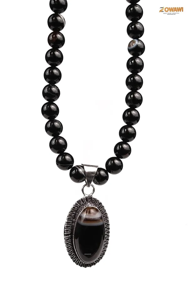 Natural_Black_Tourmaline_Golden_Pyrite_Sulemani_Rose_Quartz_Lapis_Tiger_Eye_Opalite_Pendant_Necklace_Combination