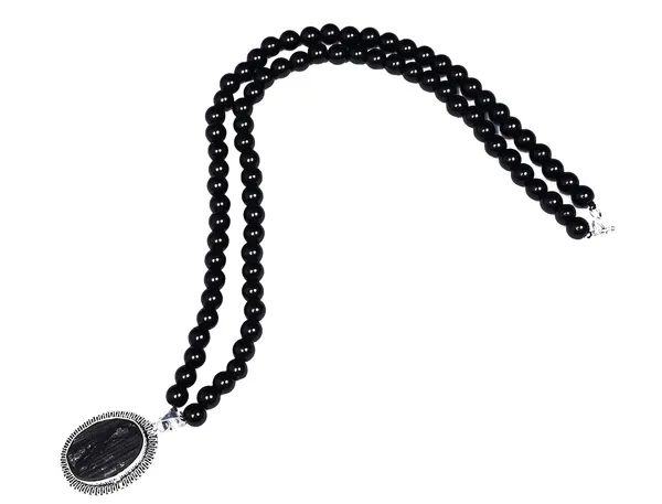 Natural_Black_Tourmaline_Golden_Pyrite_Sulemani_Rose_Quartz_Lapis_Tiger_Eye_Opalite_Pendant_Necklace_Combination