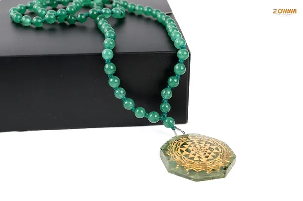 Natural_Green_Aventurine_Orgone_Pendant_With_Green_Aventurine_6Mm_Mala_Rosary_Unisex_Pendant_Rosary