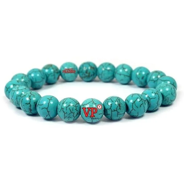 Turquoise_Bracelet_10Mm_For_Unisex_Adult_Firoza