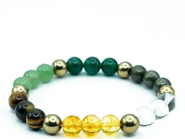 Money_Magnet_Dhan_Yog_Bracelet_Attract_Wealth_Prosperity_Pyrite_Citrine_Aventurine_Bracelet_Suitable_For_Both_Men_And_Women_Size_8_Mm