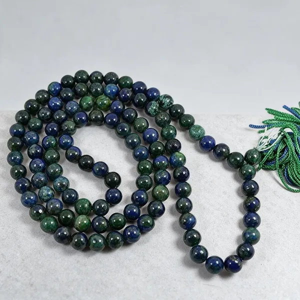 Men_S_And_Women_S_Azurite_108_Round_Bead_Natural_Agate_Stone_Certified_Mala_Blue