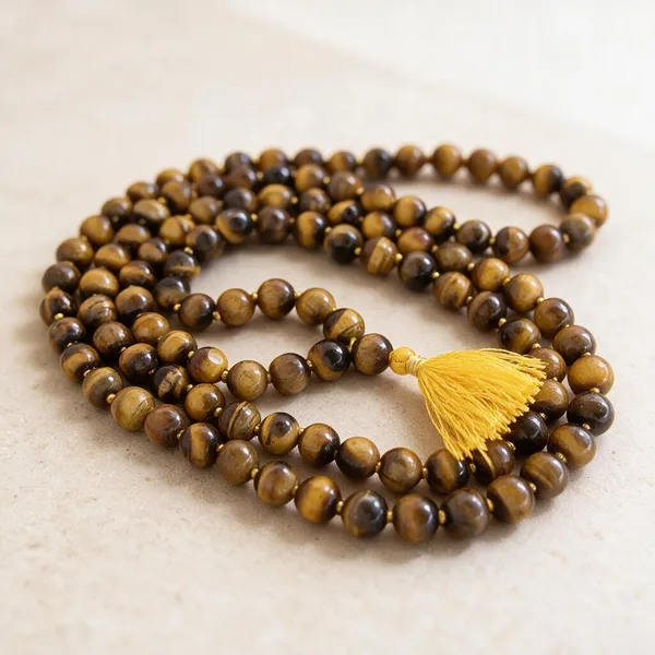 Vaastu_Pradiep_Certified_Aaa_Quality_Energized_Yellow_8_Mm_109_Beads_Tiger_Eye_Mala_For_Healing_And_Prosperity