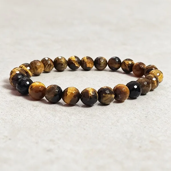 Natural_Certified_Tiger_Eye_8_Mm_Faceted_Stretching_Bead_Bracelet_Meditation_Yoga_Bracelet_Wedding_Gift_Birthday_Gift_Gift_For_Him