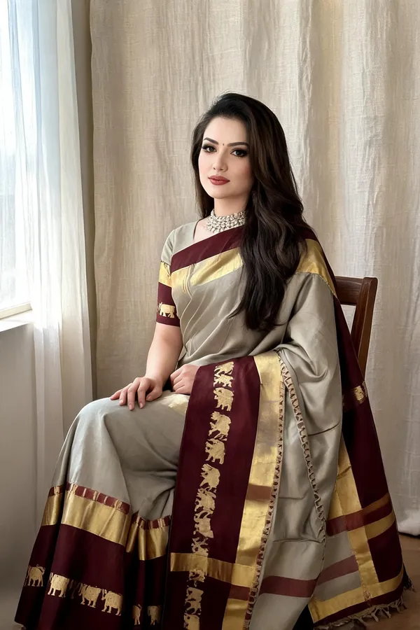 Beige_Cotton_Blend_Woven_Traditional_Saree_For_Women