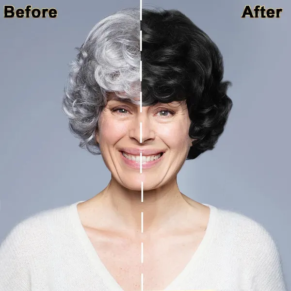 DYE_EMPEROR_Black_Hair_Dye_Shampoo_for_Gray_Hair_Coverage_Semi_Permanent_Hair_Color_for_Women_and_Men,_Herbal_Ingredients_3_in_1_Shampoo_/180ml/Natural_Ingredients_NO_PPD_Shampoo_Hair_Colour_-_Black_Natural_Extracts_Colours_Hair_in_10_Minutes