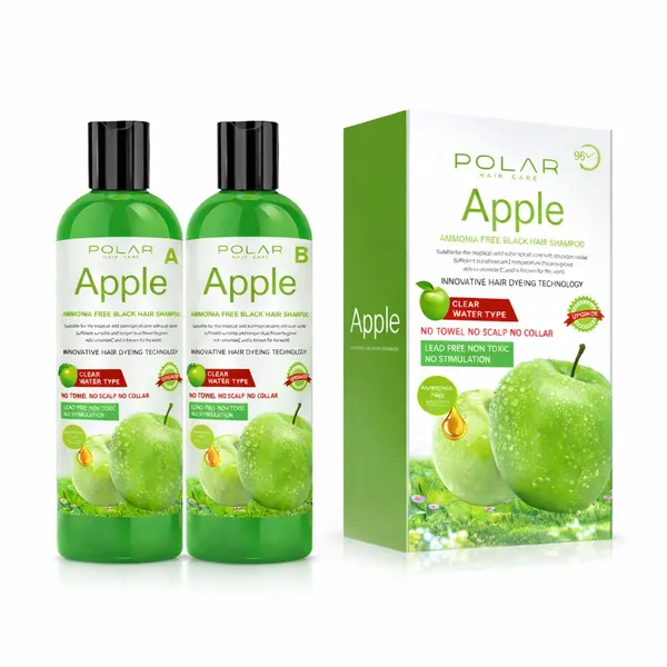 POLAR_HAIR_CARE_Apple_Natural_Black_Hair_Fruit_Vinegar_Hair_Dye_Color_Women_&_Men_(Jet_Black)_Natural_Hair_Dye_Kit_-_Semi_Permanent_Hair_Color_-_Vegan_Beaute_Black_Hair_color_200_ML